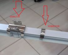  Garra p / perfil de embutir p/lum 24*15 K066E/PJ 