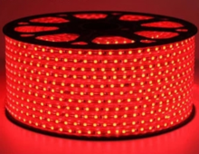 FITA LED VERMELHO 5050 6MM ROLO 100M 1 LED 