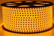 FITA LED AMARELO 5050 6MM ROLO 100M 1 LED 
