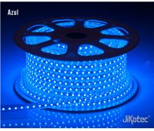 FITA LED AZUL 5050 8MM ROLO 100M 3 LED 127V KLFT5050-8AZ110 